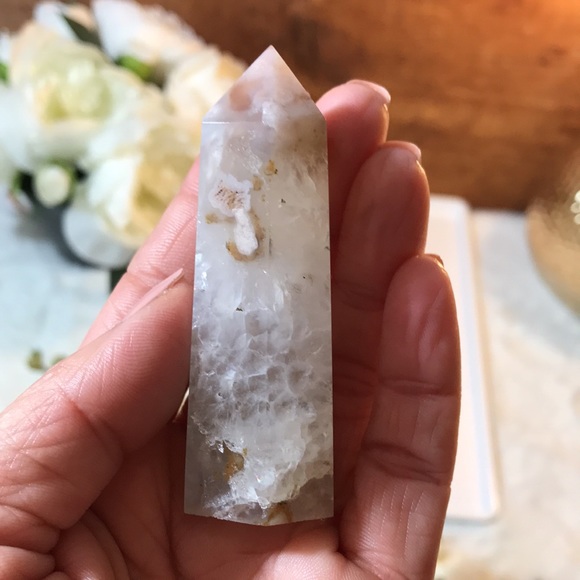 Flower Agate with Quartz - Picture 6 of 15